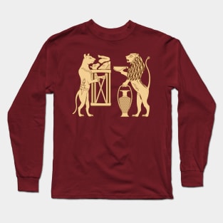 Lion and lioness with sacrifices Long Sleeve T-Shirt